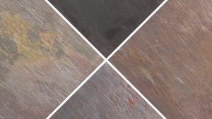 Muster Schieferfliesen „Peacock“