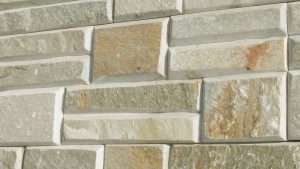 Muster Wandverblender Gelb-Gefast