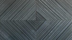 Muster Wandverblender Pyramide schwarz