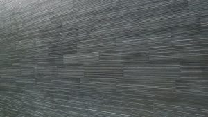 Muster Wandverblender Barcode schwarz