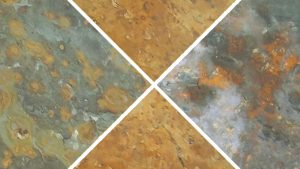 Muster Schiefer Terrassenplatten „Ferro“